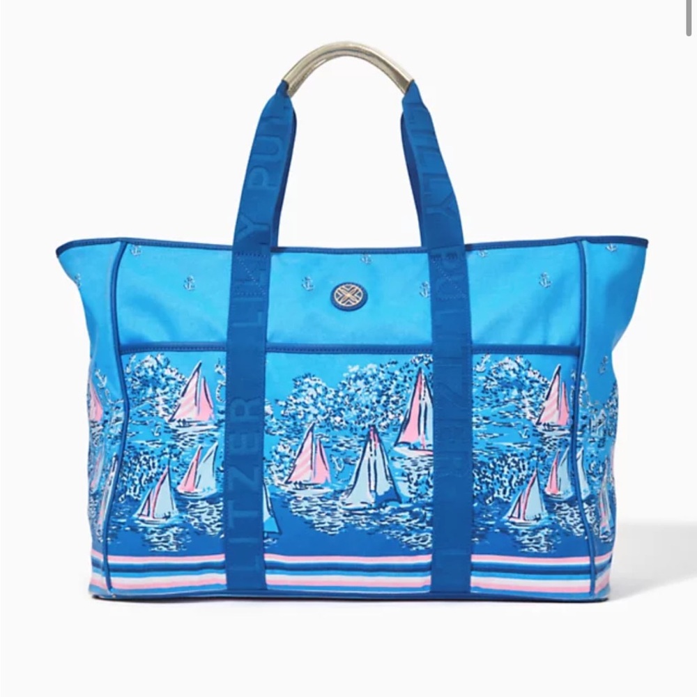 Lilly Pulitzer Trystin Oversized Canvas Tote